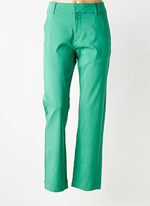 Pantalon drept elasticitate mărime normală verde B.YOUNG femeie