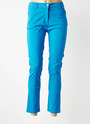 Pantalon 7/8 elasticitate mărime normală albastru AGATHE & LOUISE femeie