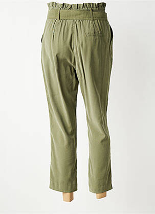 Pantalon 7/8 talie elastică mărime normală verde SOFTY femeie