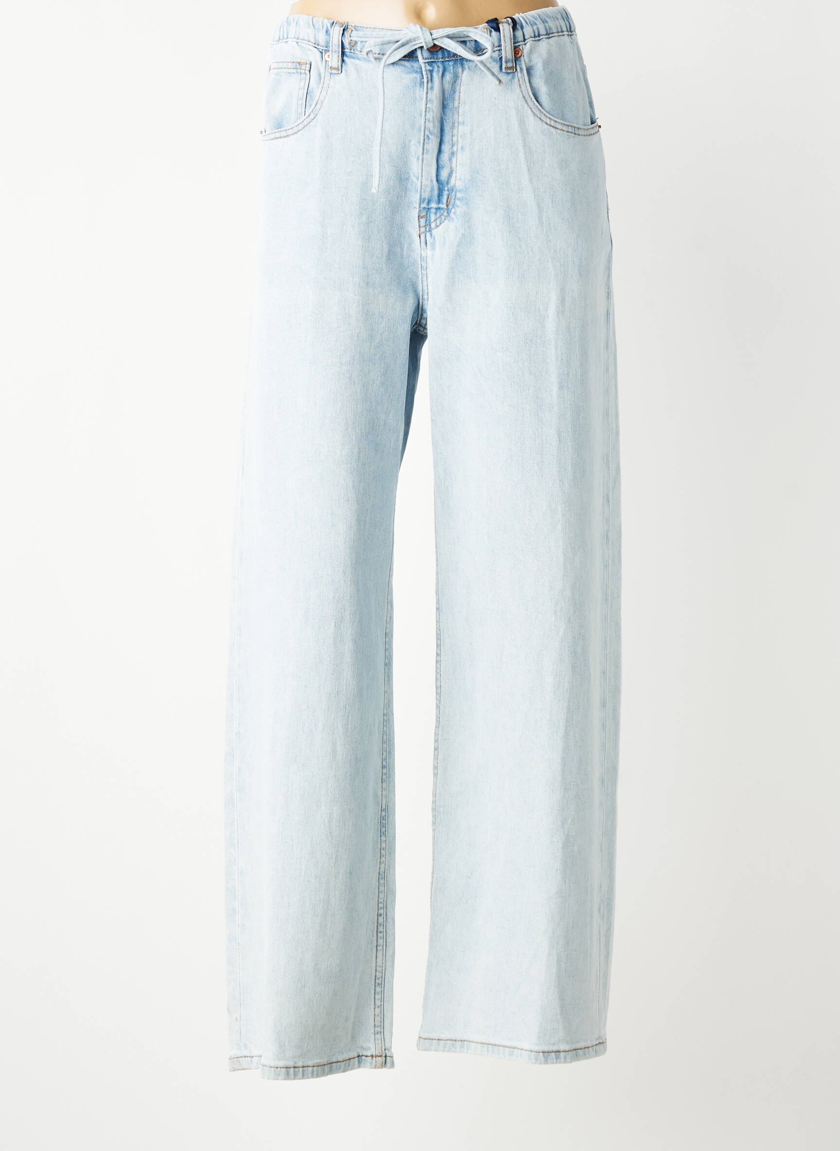 Blugi cu croială largă elasticitate mărime normală albastru DENIM DAYS femeie