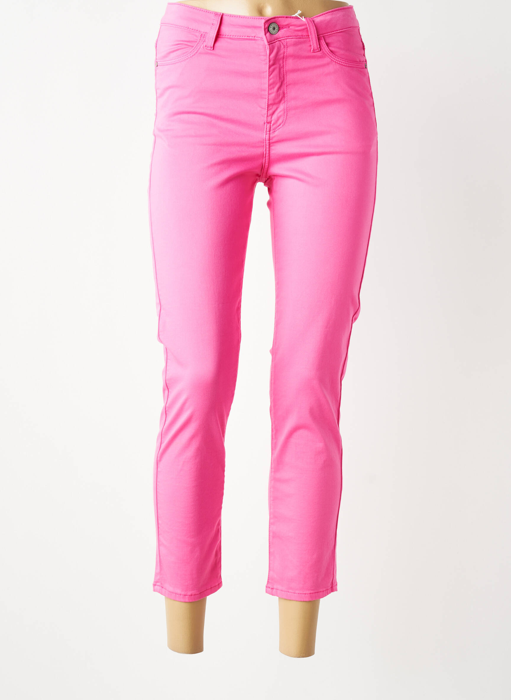 Pantalon 7/8 elasticitate mărime normală roz KANOPE femeie
