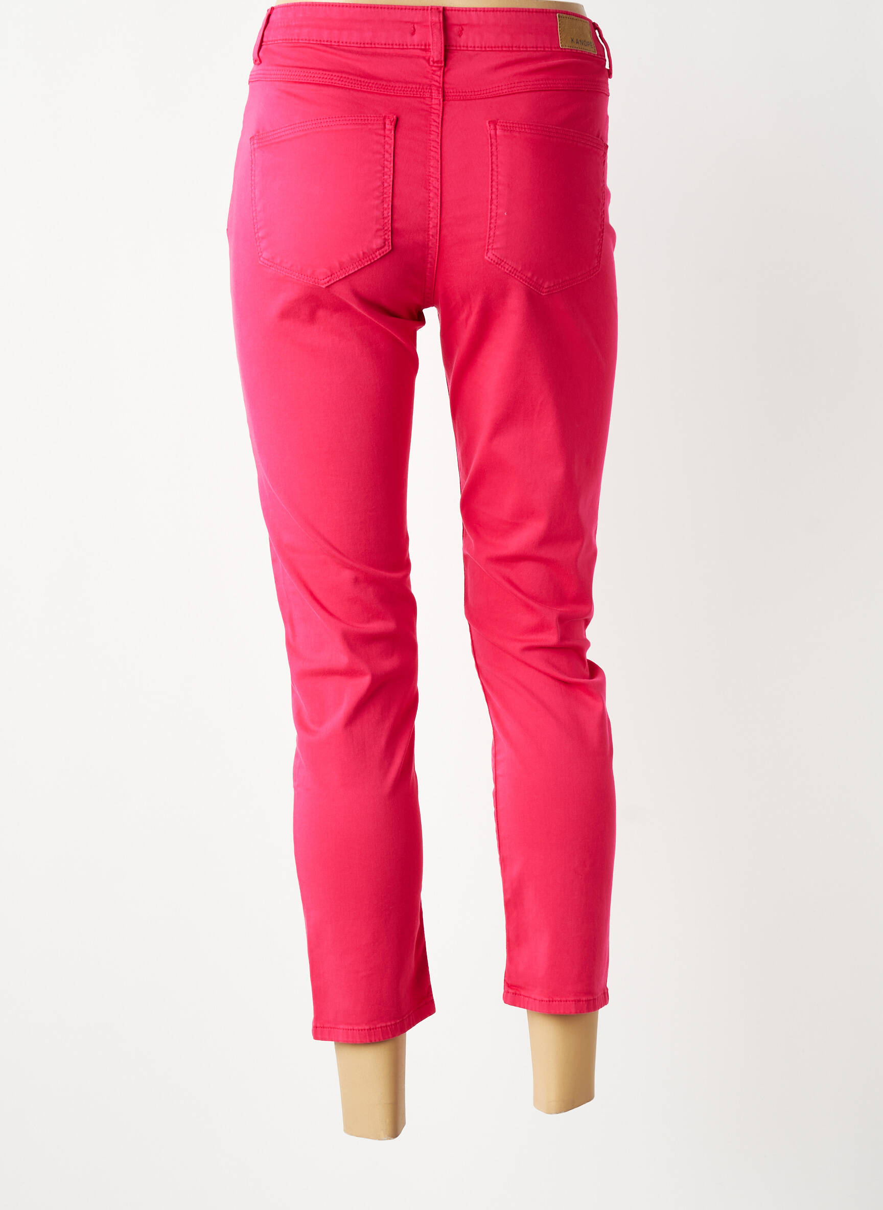 Pantalon 7/8 elasticitate mărime normală roz KANOPE femeie