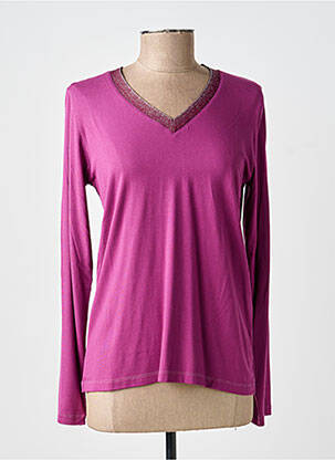 Tricou mâneci lungi mâneci lungi violet KANOPE femeie