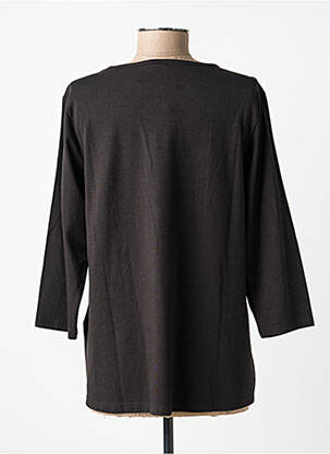 Tricou mâneci 3/4 mâneci 3/4 negru CISO femeie
