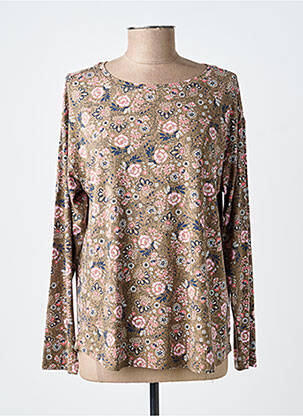 Tricou mâneci lungi mâneci lungi maro JENSEN femeie