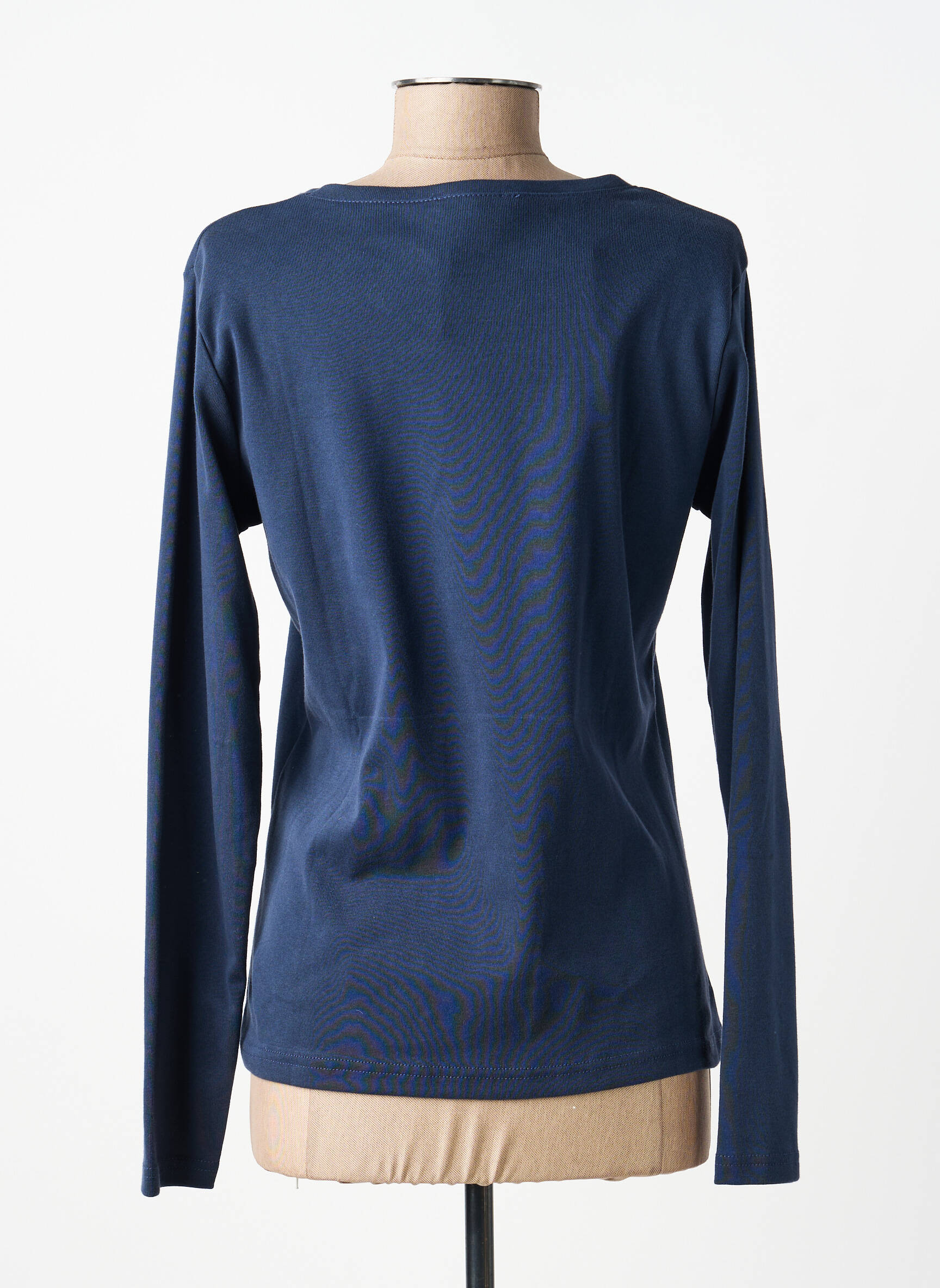 Tricou mâneci lungi mâneci lungi albastru TELMAIL femeie