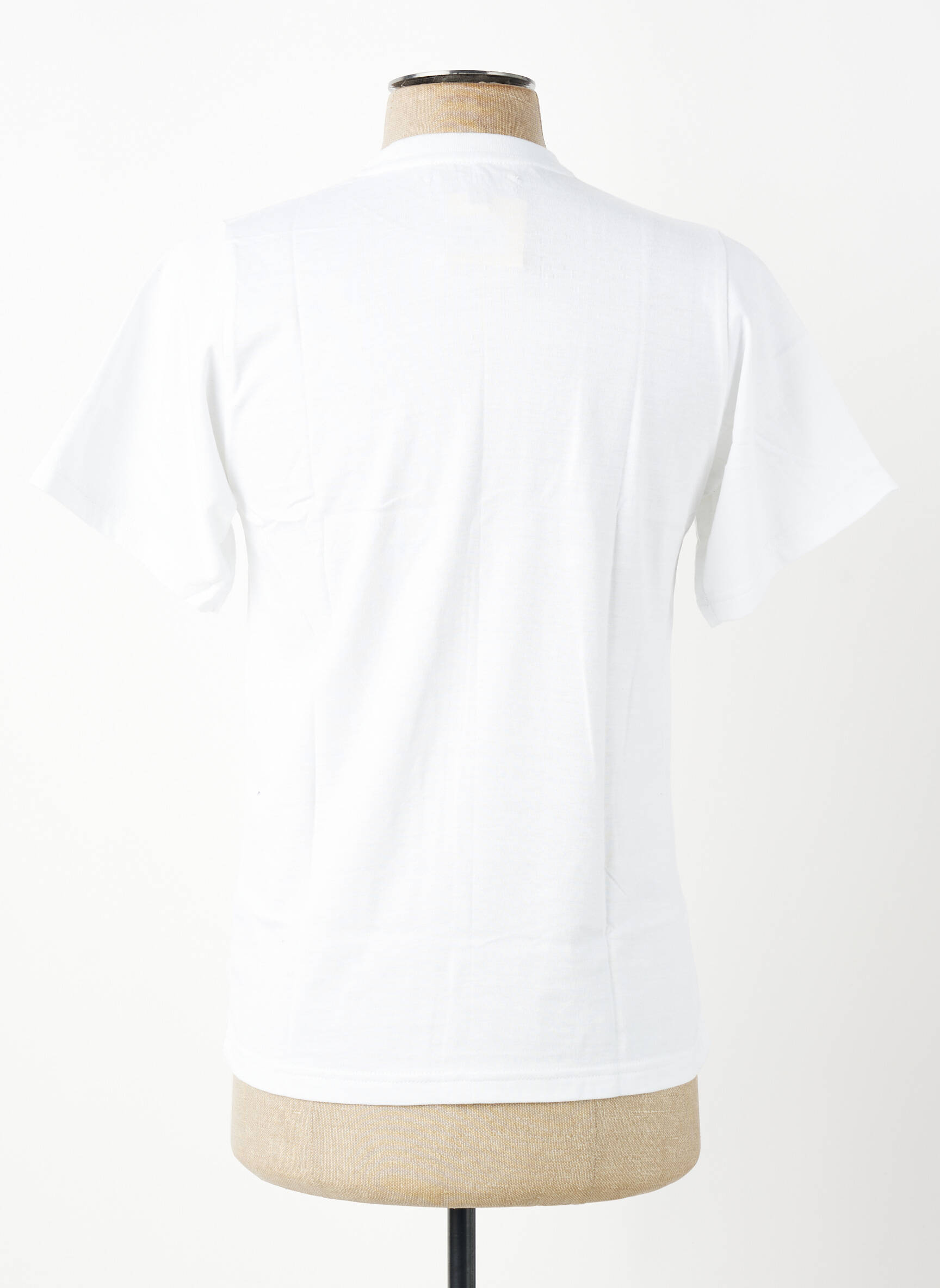 Tricou broderie mâneci scurte alb GWEN & BLACK bărbat