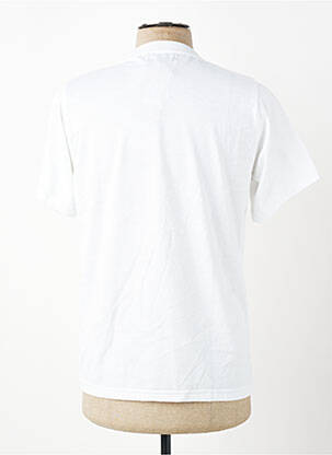 Tricou broderie mâneci scurte alb GWEN & BLACK bărbat