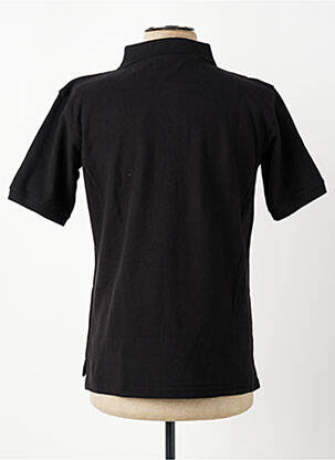 Polo croială dreaptă mâneci scurte negru GWEN & BLACK bărbat