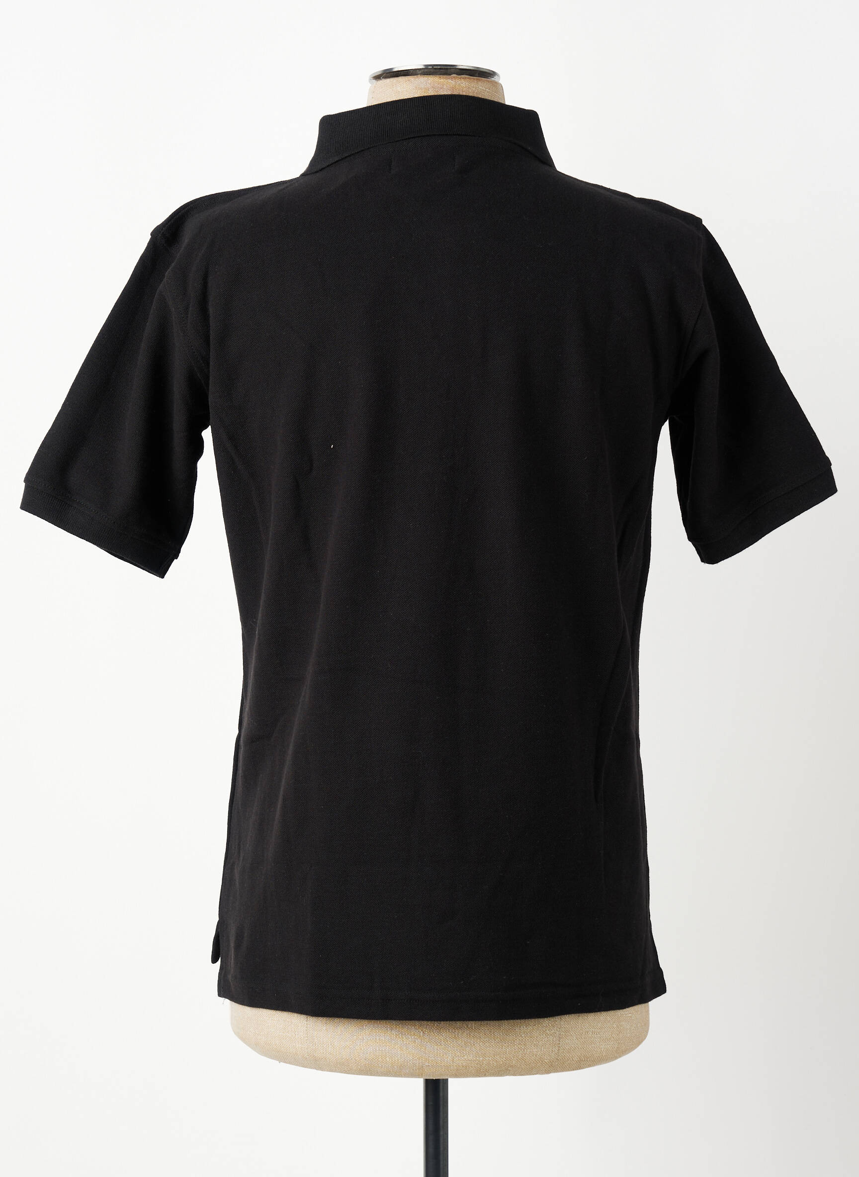 Polo croială dreaptă mâneci scurte negru GWEN & BLACK bărbat