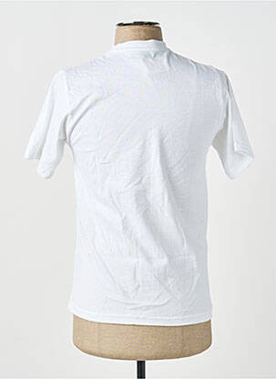 Tricou broderie mâneci scurte alb GWEN & BLACK bărbat