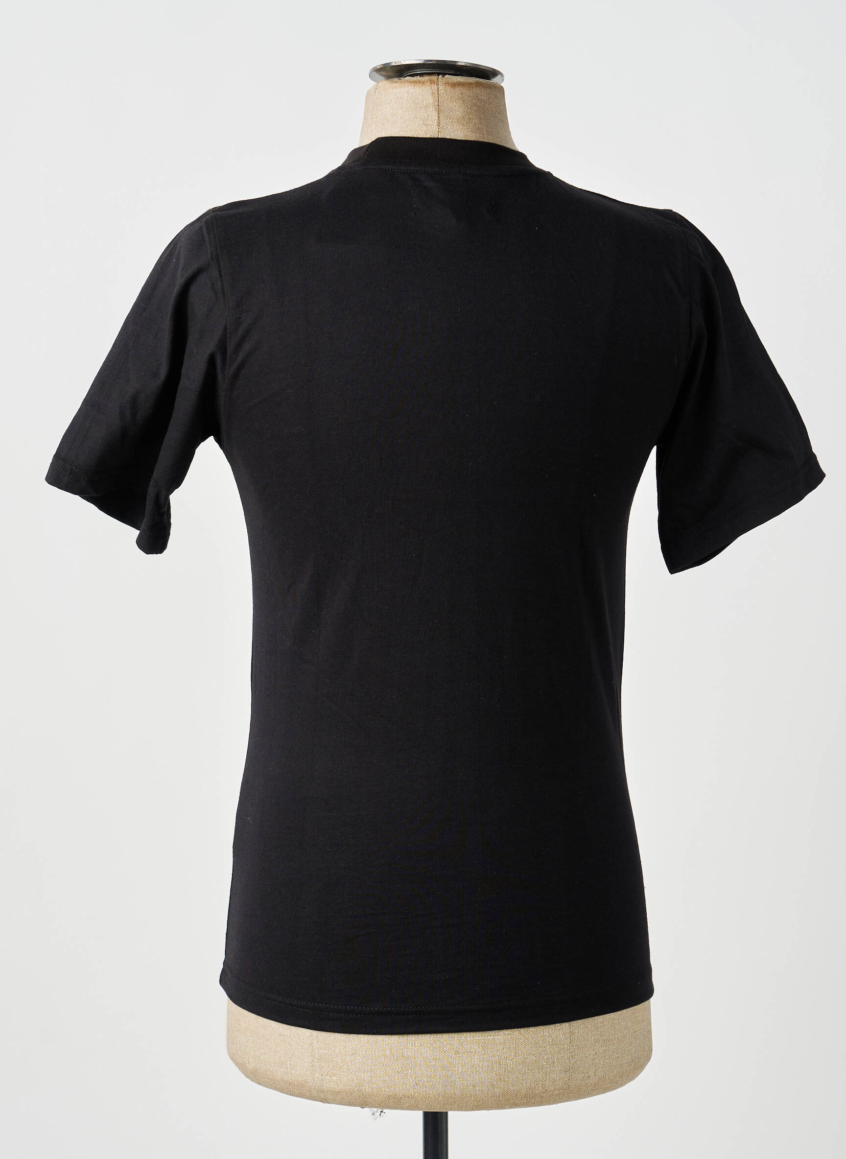Tricou broderie mâneci scurte negru GWEN & BLACK bărbat