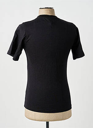 Tricou broderie mâneci scurte negru GWEN & BLACK bărbat