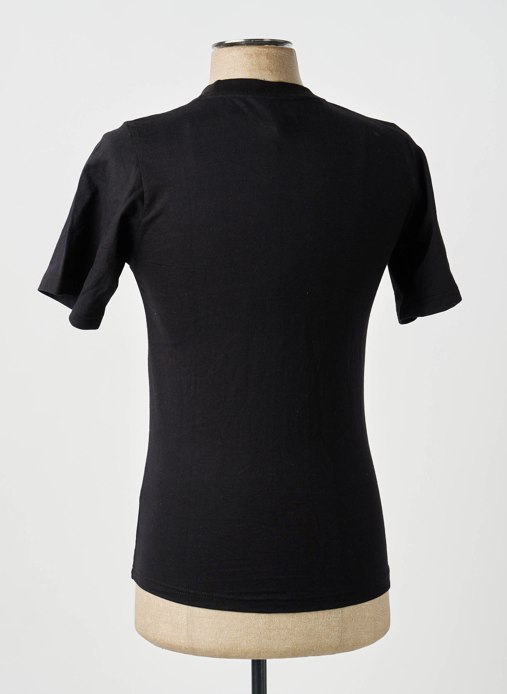 Tricou broderie mâneci scurte negru GWEN & BLACK bărbat
