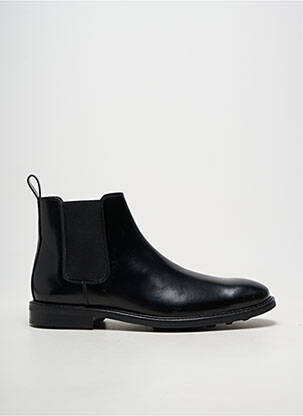 Botine/ghete material neted toc mic negru ANTHOLOGY bărbat