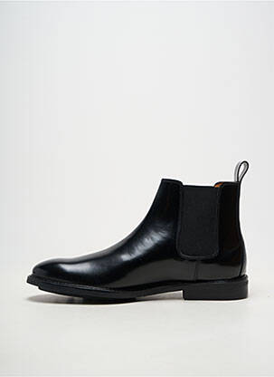 Botine/ghete material neted toc mic negru ANTHOLOGY bărbat