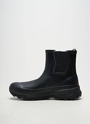 Botine/ghete material neted vârf rotund negru K. WAY bărbat