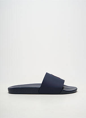 Mulete/saboți material neted vârf deschis albastru RALPH LAUREN bărbat