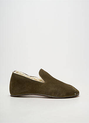Papuci/pantofi de casă vârf rotund vârf rotund verde BOSABO bărbat