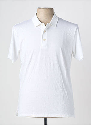 Polo țesătură jersey fără mâneci alb ANONYM APPAREL bărbat