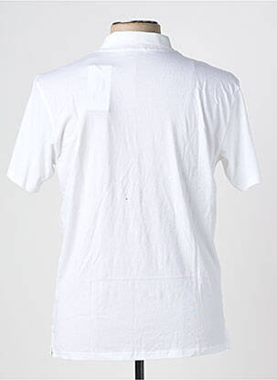 Polo țesătură jersey fără mâneci alb ANONYM APPAREL bărbat