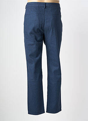 Pantalon chino țesătură poplin mărime normală albastru AMERICAN BASIC femeie