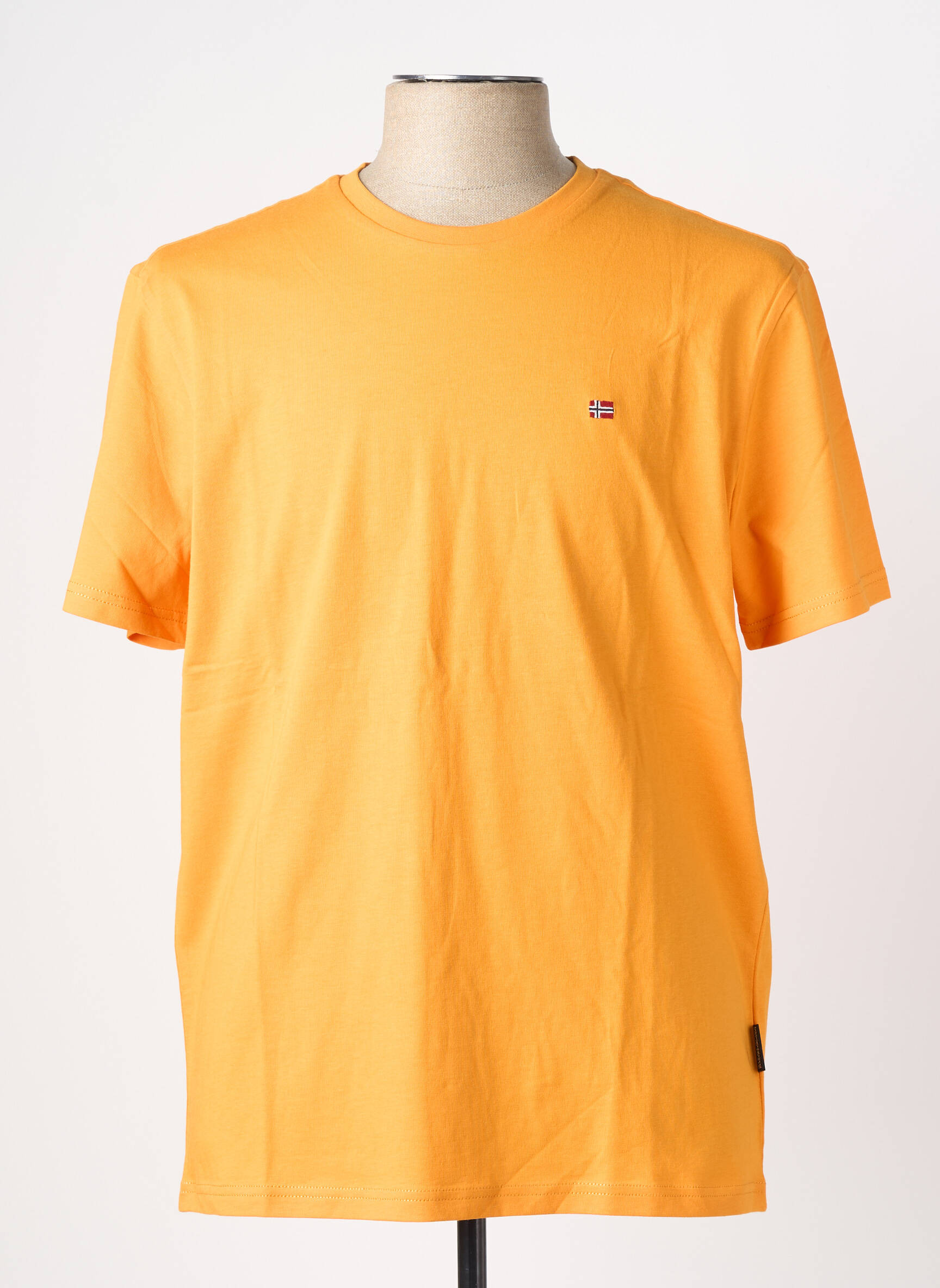 Tricou croială cambrată mâneci scurte portocalie NAPAPIJRI bărbat