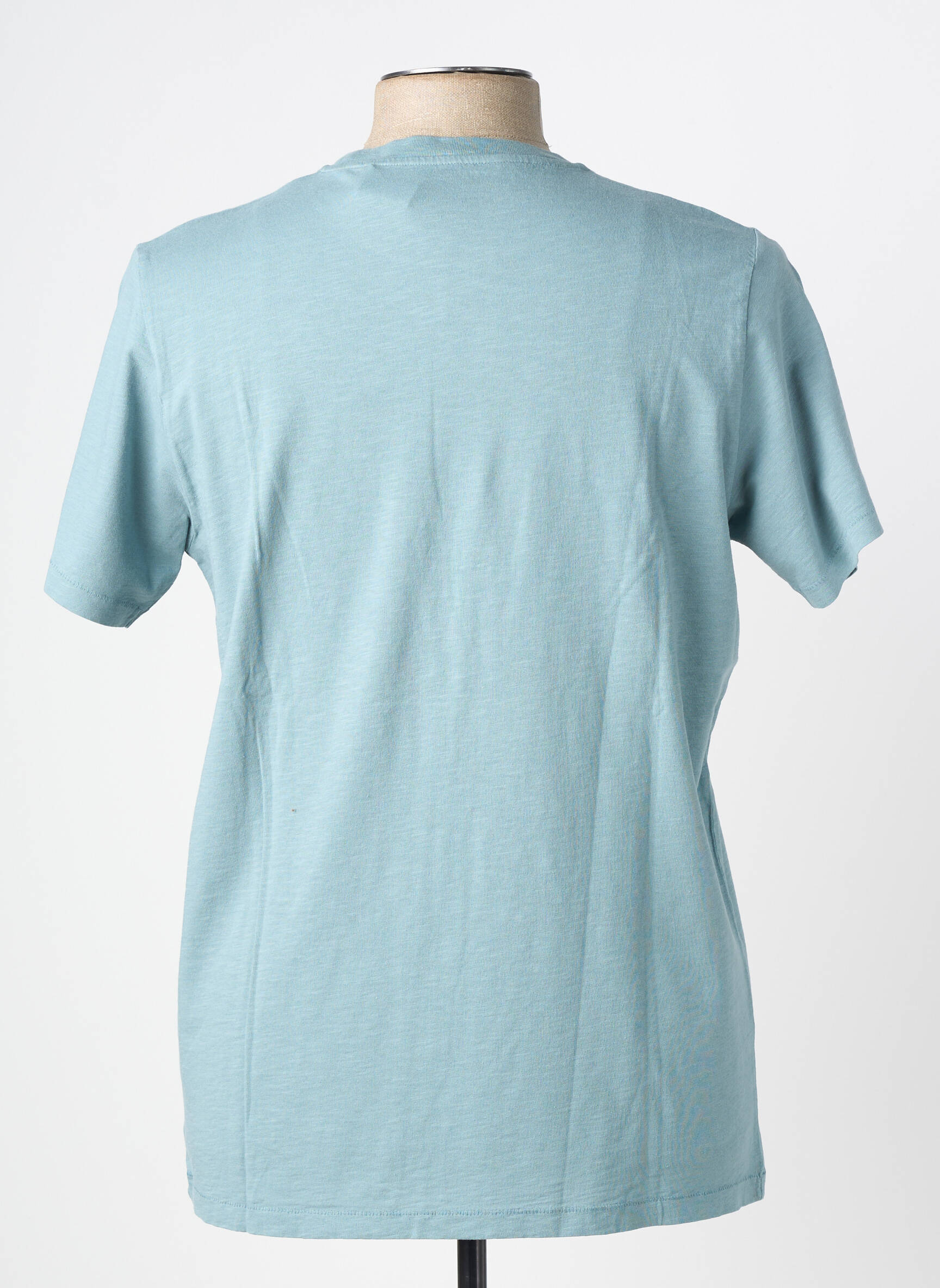 Tricou croială cambrată mâneci scurte verde HARTFORD bărbat