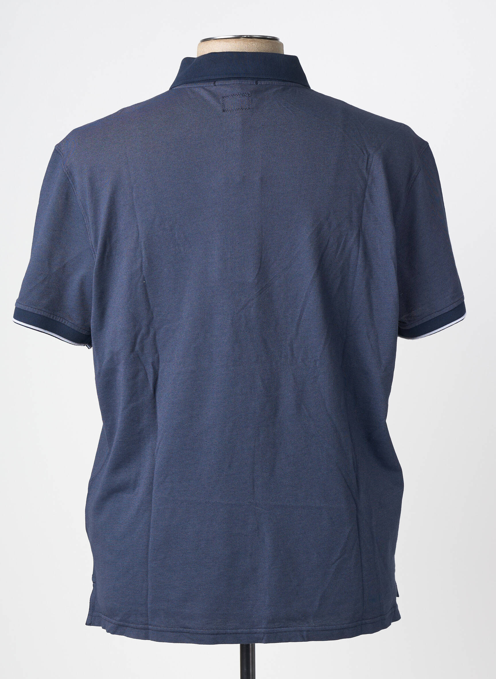Polo elasticitate mâneci scurte albastru CP COMPANY bărbat