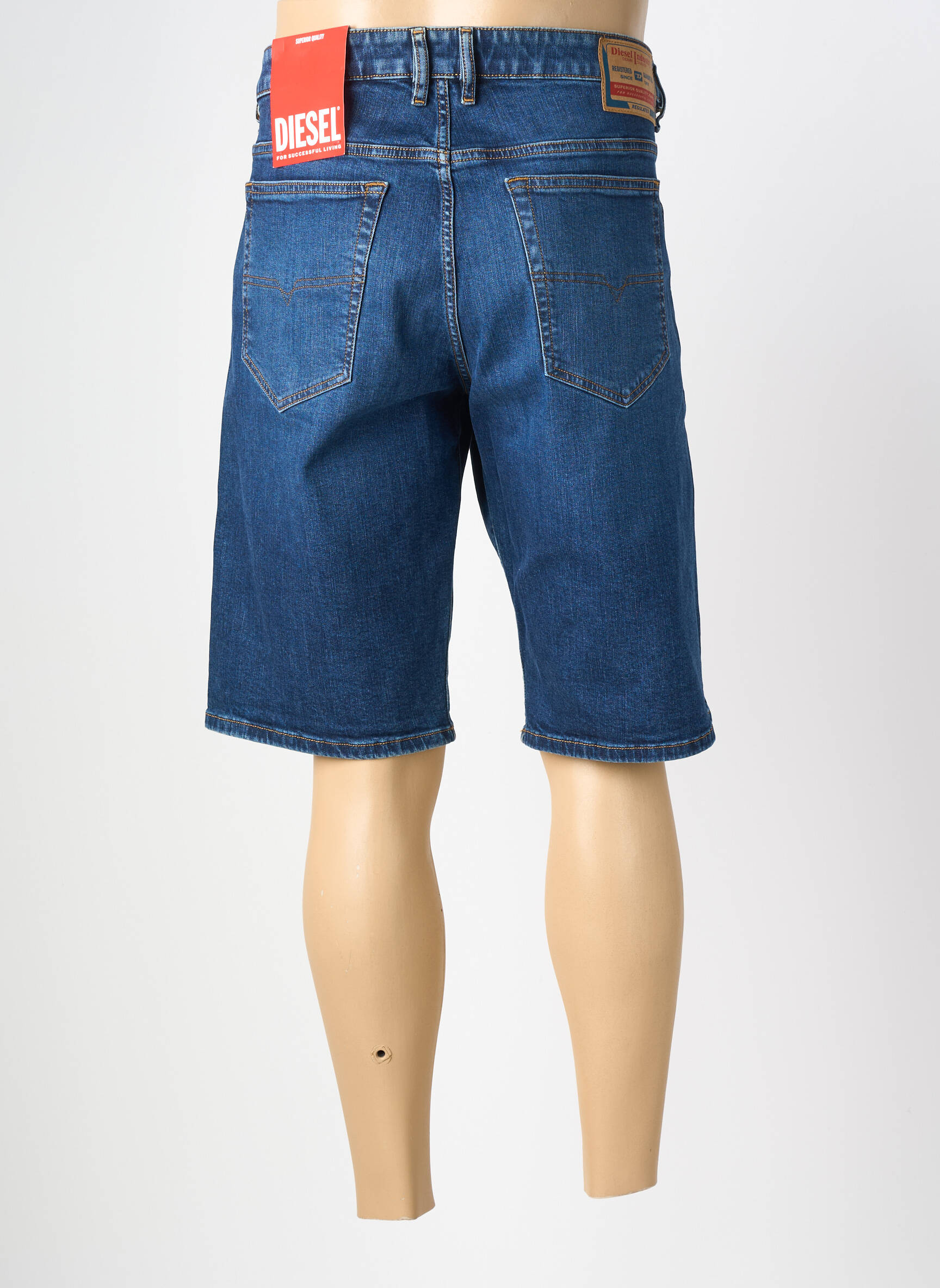 Bermudă țesătură denim mărime normală albastru DIESEL bărbat