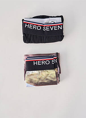 Boxer țesătură jersey negru HERO SEVEN bărbat