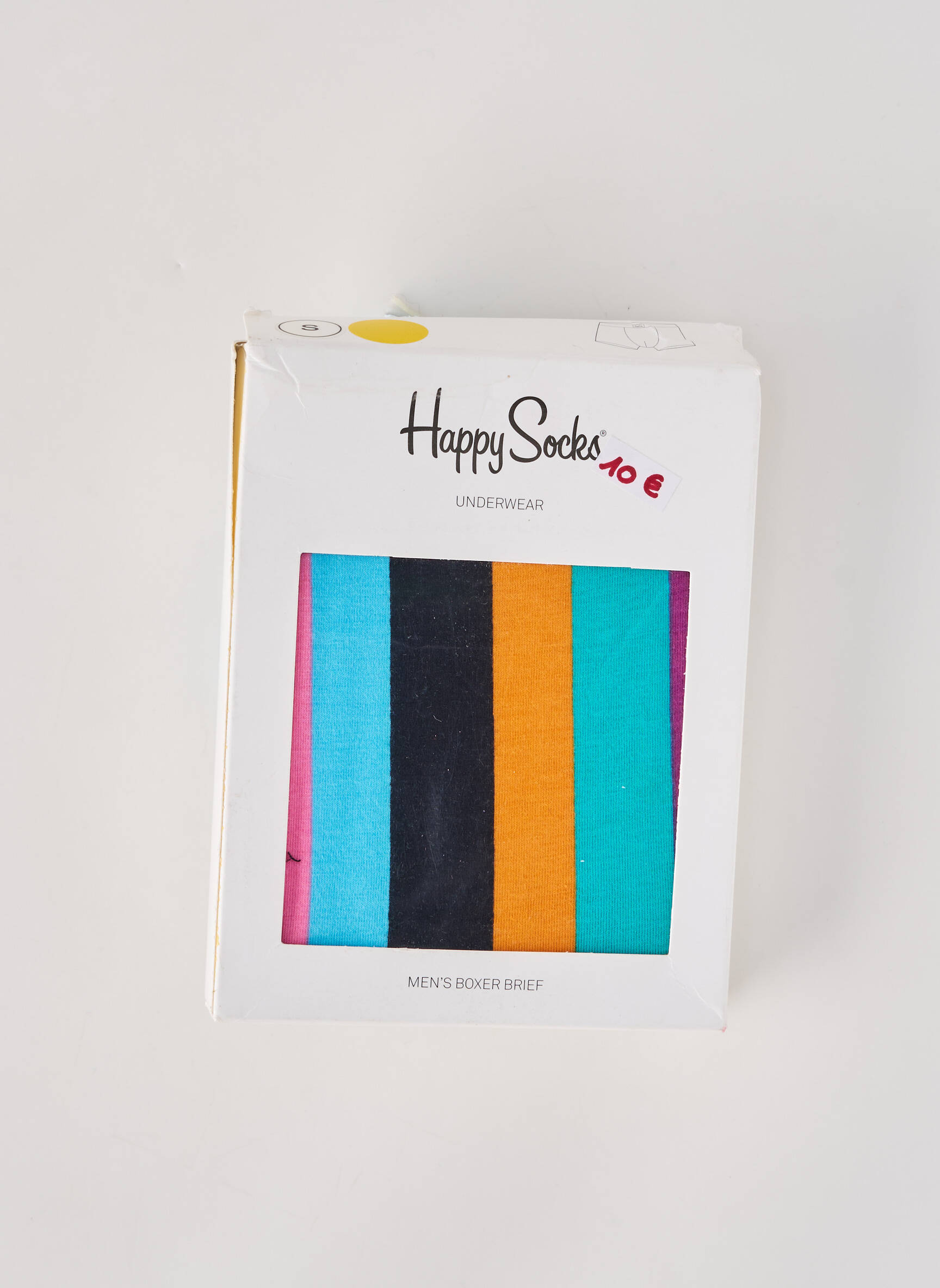 Boxer imprimeu dungi albastru HAPPY SOCKS bărbat