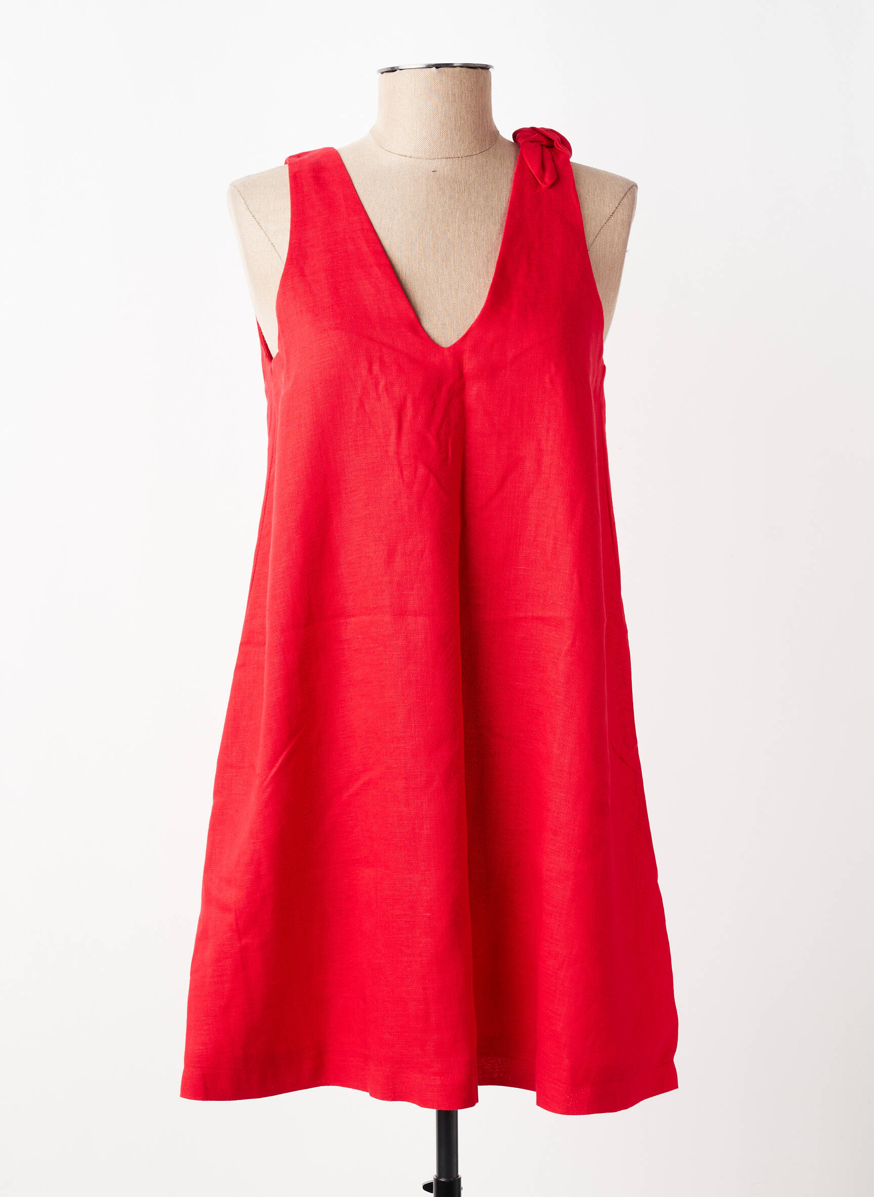 Rochie scurtă fără mâneci fără mâneci roșu GRACE & MILA femeie