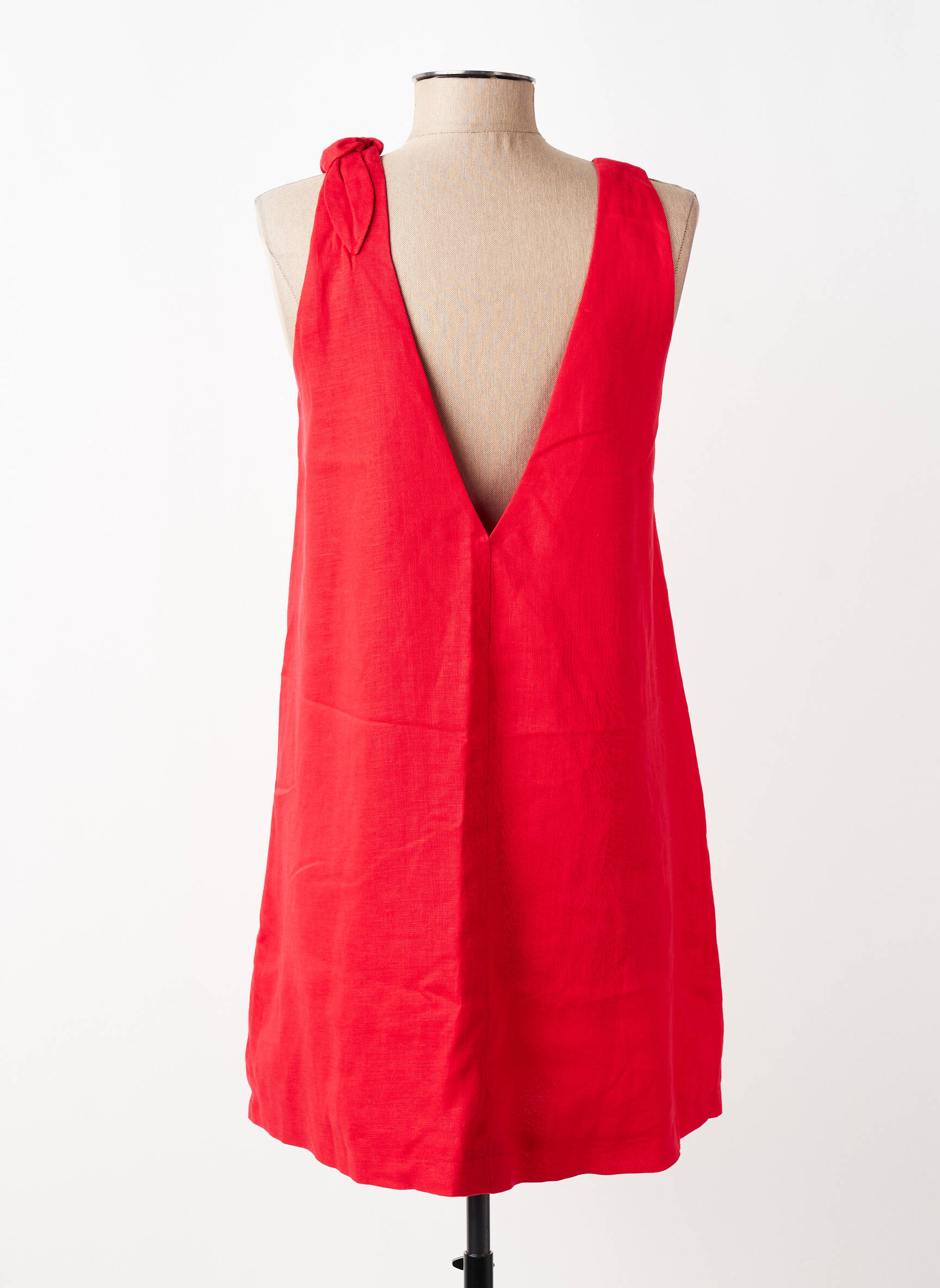 Rochie scurtă fără mâneci fără mâneci roșu GRACE & MILA femeie