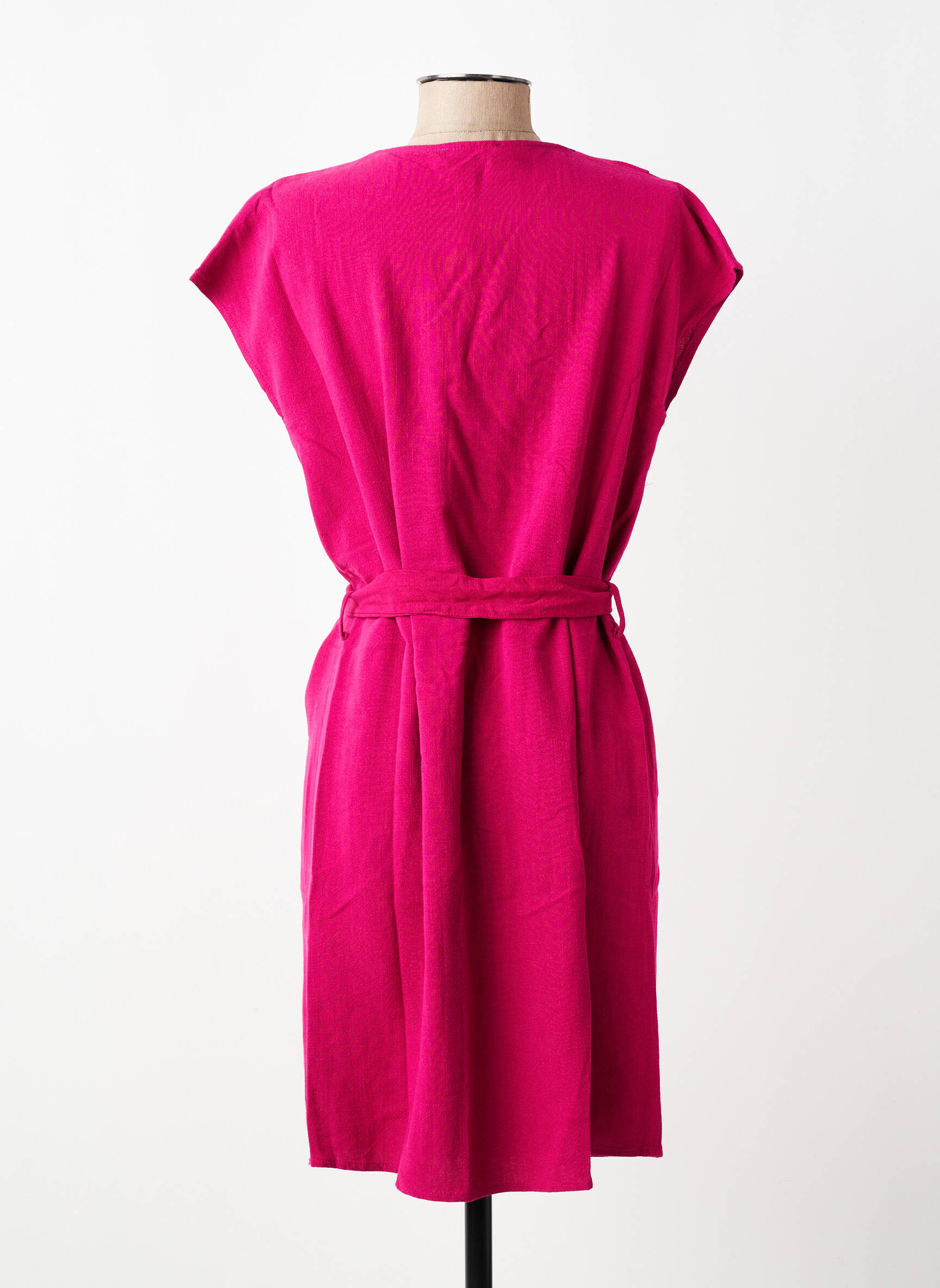 Rochie scurtă mâneci scurte mâneci scurte roz GRACE & MILA femeie