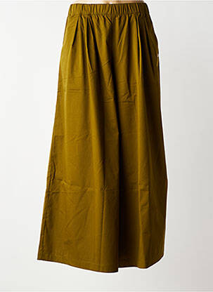 Pantalon 7/8 talie elastică mărime normală verde LOLA ESPELETA femeie