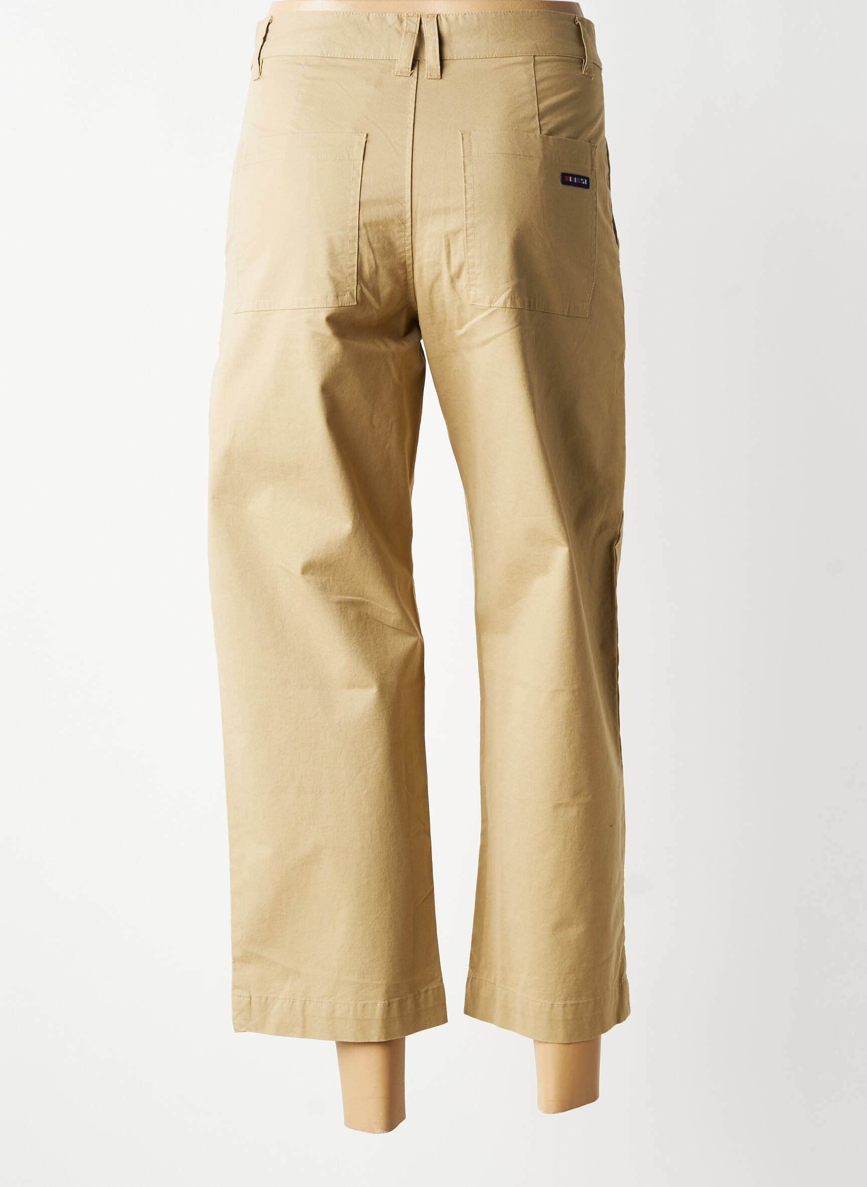 Pantalon 7/8 talie înaltă talie înaltă maro BATELA femeie