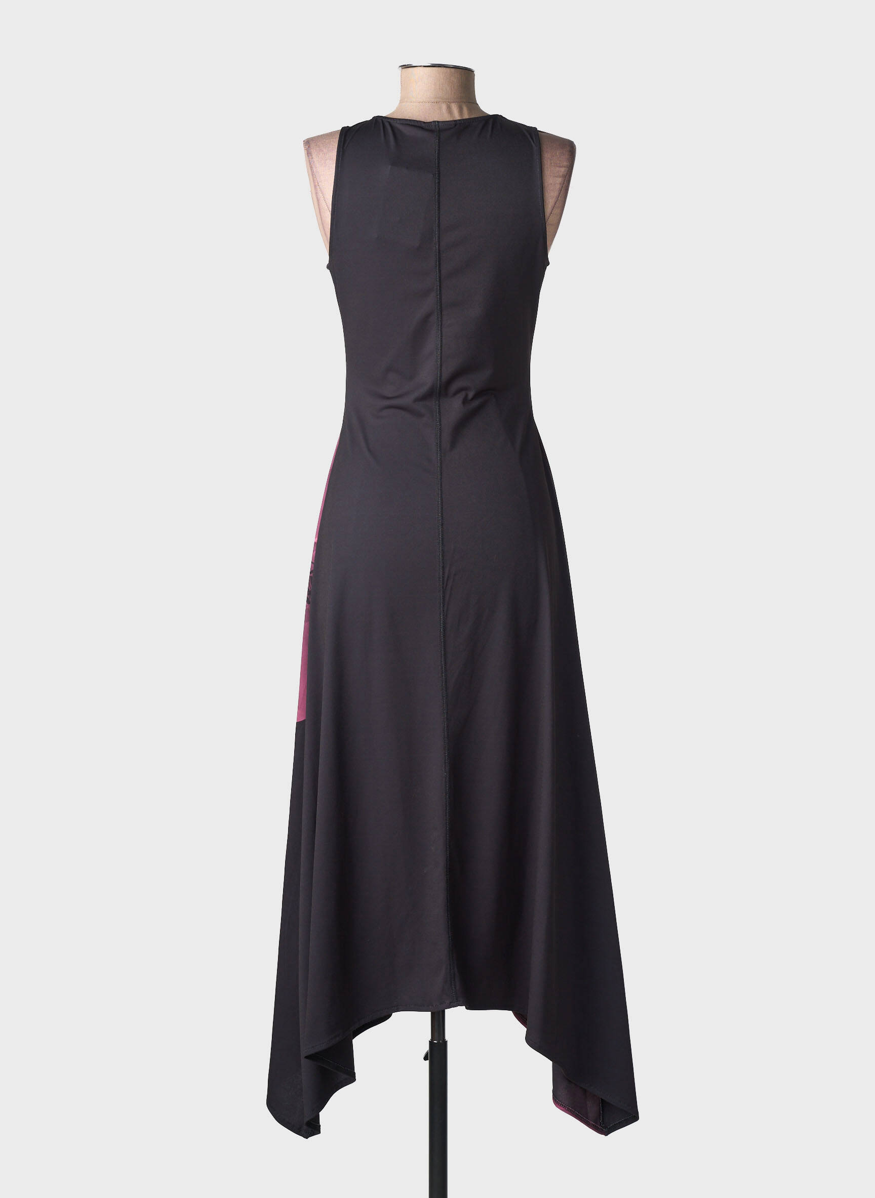 Rochie lungă imprimeu floral fără mâneci violet DESIGUAL femeie