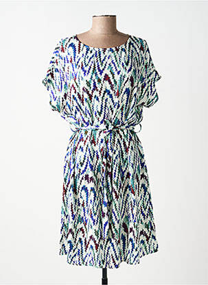 Rochie midi croială fluidă mâneci scurte verde MOLLY BRACKEN femeie