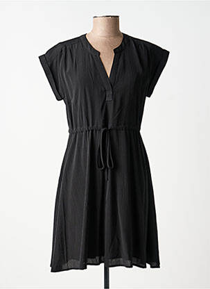 Rochie midi croială fluidă mâneci scurte negru MOLLY BRACKEN femeie