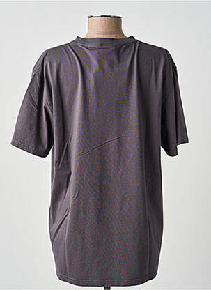 Tricou croială dreaptă mâneci scurte gri DESIGUAL femeie