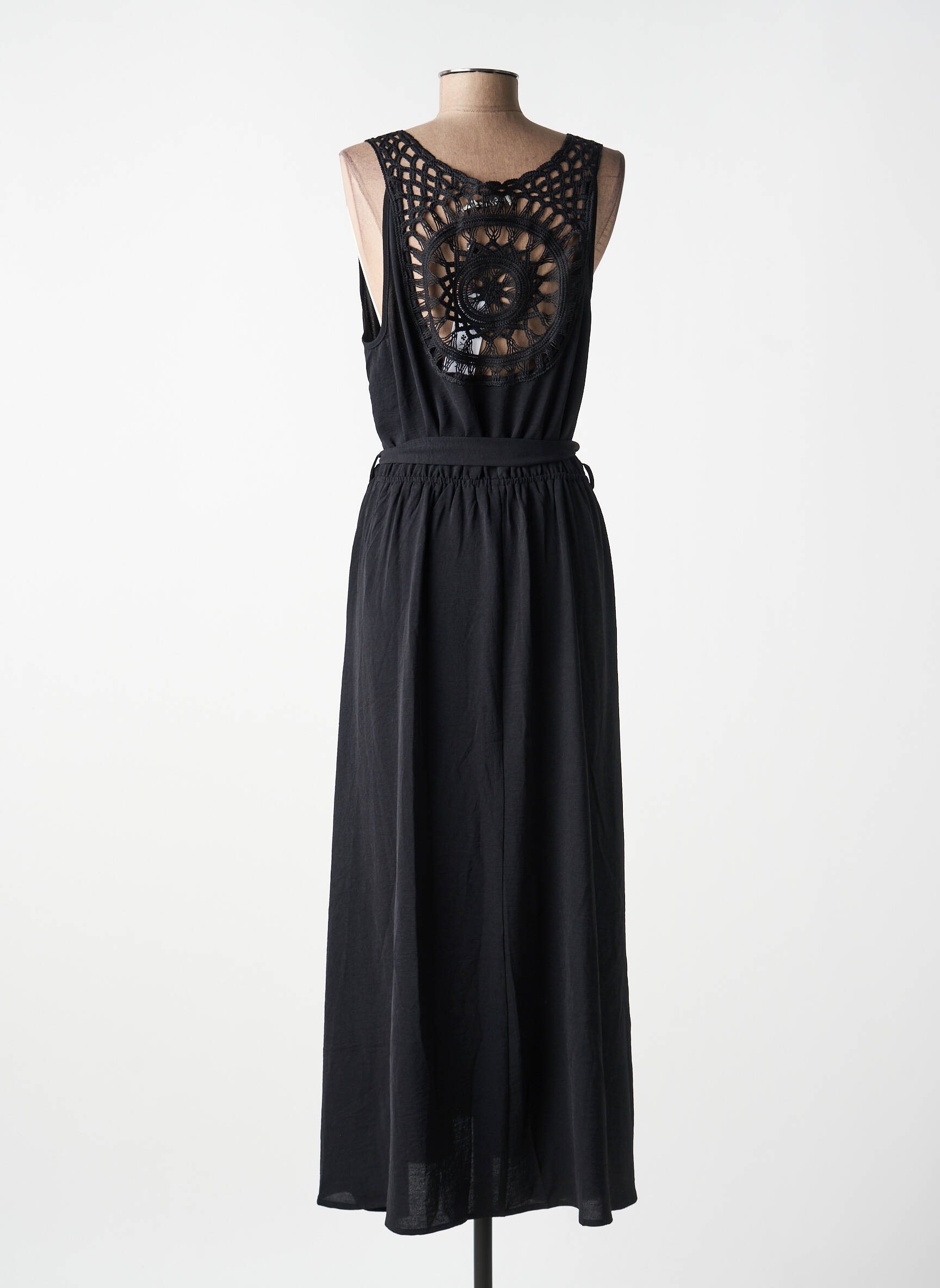 Rochie lungă fără mâneci fără mâneci negru MOLLY BRACKEN femeie