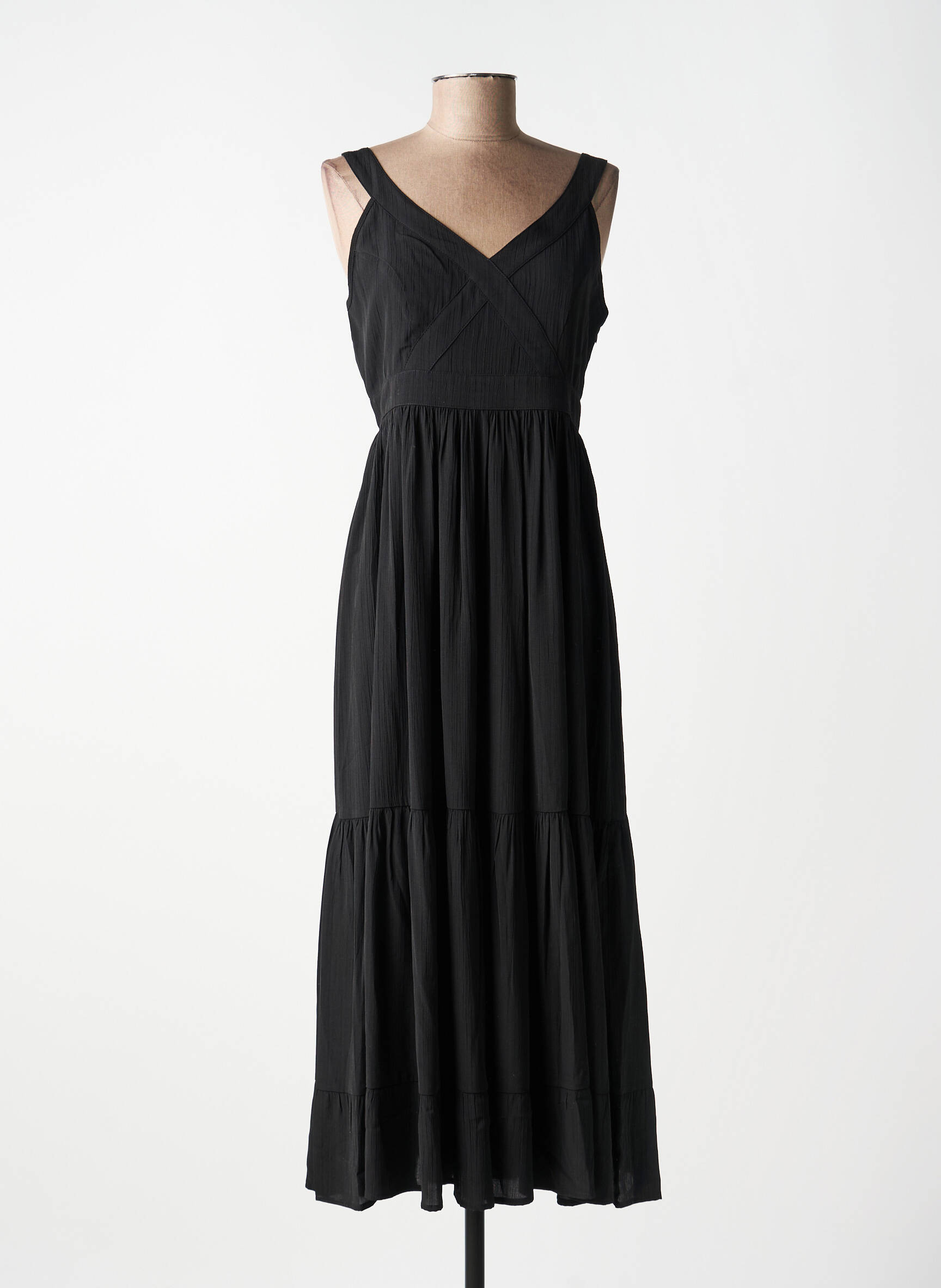 Rochie lungă fără mâneci fără mâneci negru MOLLY BRACKEN femeie