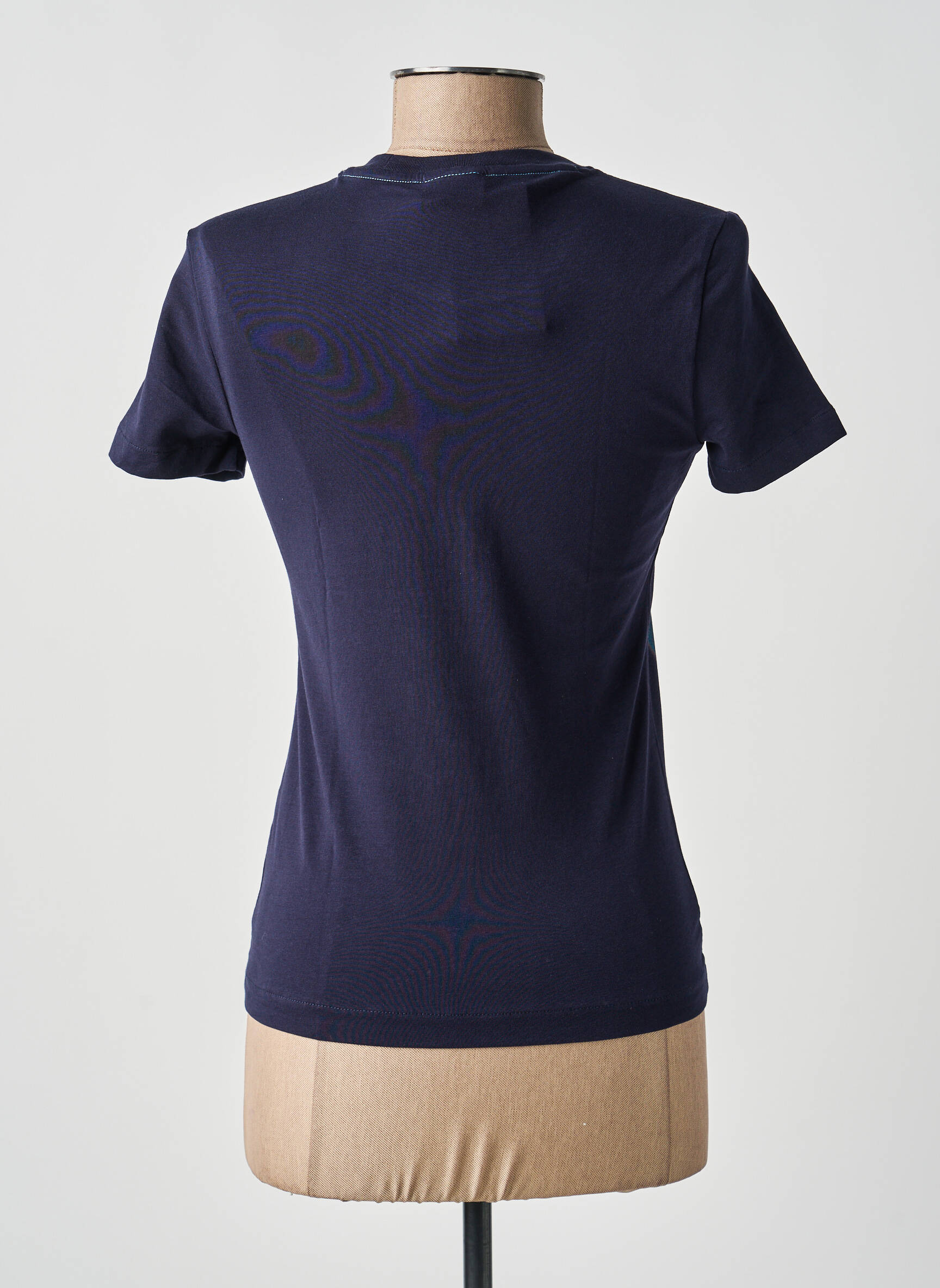 Tricou elasticitate mâneci scurte albastru DESIGUAL femeie