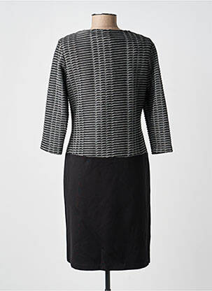 Rochie midi mâneci 3/4 mâneci 3/4 gri GUY DUBOUIS femeie