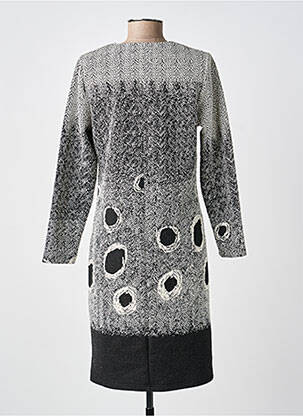Rochie midi mâneci lungi mâneci lungi negru GUY DUBOUIS femeie