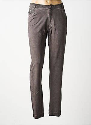 Pantalon slim mărime normală mărime normală gri MERI & ESCA femeie