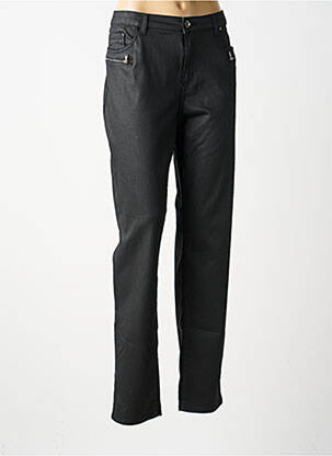 Pantalon slim elasticitate mărime normală negru MERI & ESCA femeie