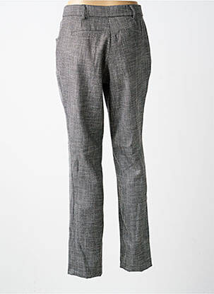 Pantalon chino țesătură poplin mărime normală negru GUY DUBOUIS femeie
