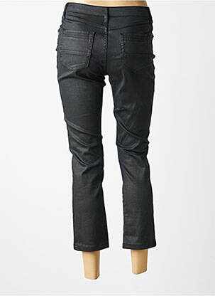 Pantalon trei sferturi elasticitate mărime normală negru MERI & ESCA femeie